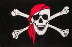 Bandera Pirata del Tesoro