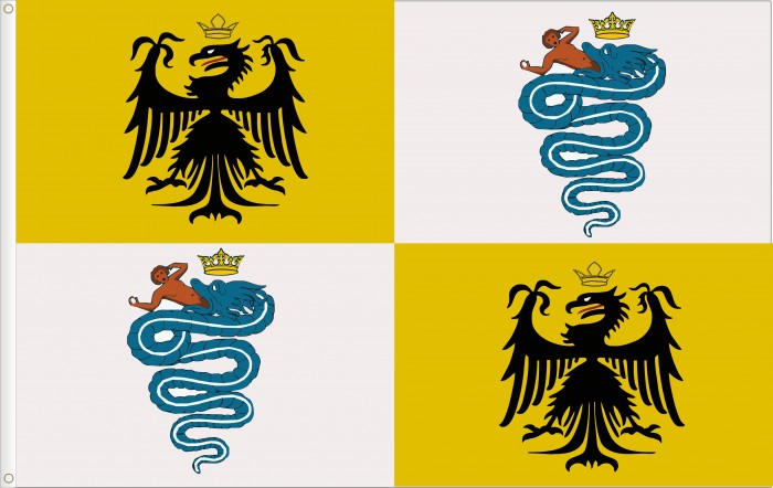 Flag of the Sforza (Duchy of Milan)