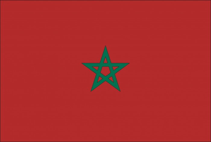 Bandera de marruecos antigua